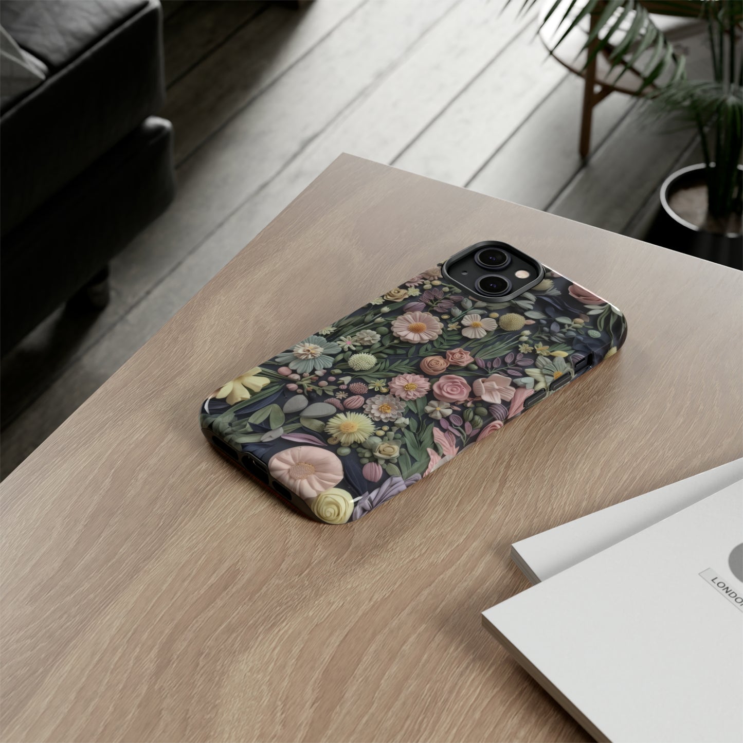 Custodia per iPhone Blossoming Abundance, design floreale vintage, cover per smartphone chic e protettiva, custodie per telefoni resistenti