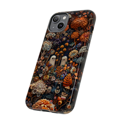 Zauberhafte Wald iPhone Hülle, Mystisches Pilz &amp; Laub Design, Zauberhafte Schutzhülle, Robuste Handyhüllen