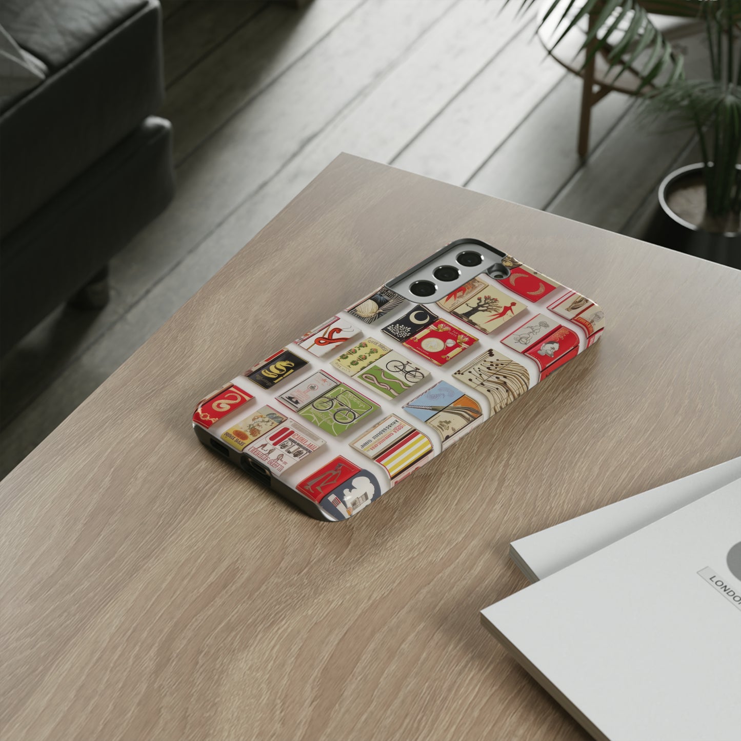 Matchbook Phone Case, Tough Phone Cases