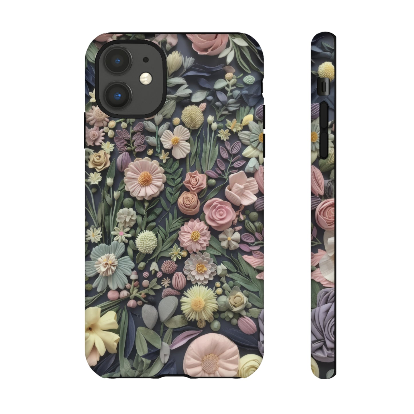 Custodia per iPhone Blossoming Abundance, design floreale vintage, cover per smartphone chic e protettiva, custodie per telefoni resistenti