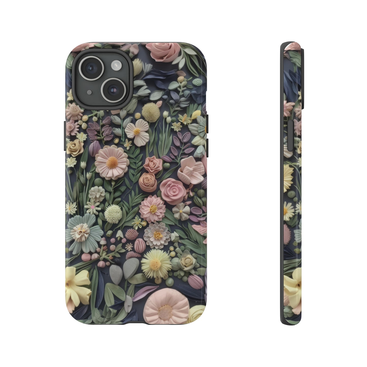 Custodia per iPhone Blossoming Abundance, design floreale vintage, cover per smartphone chic e protettiva, custodie per telefoni resistenti