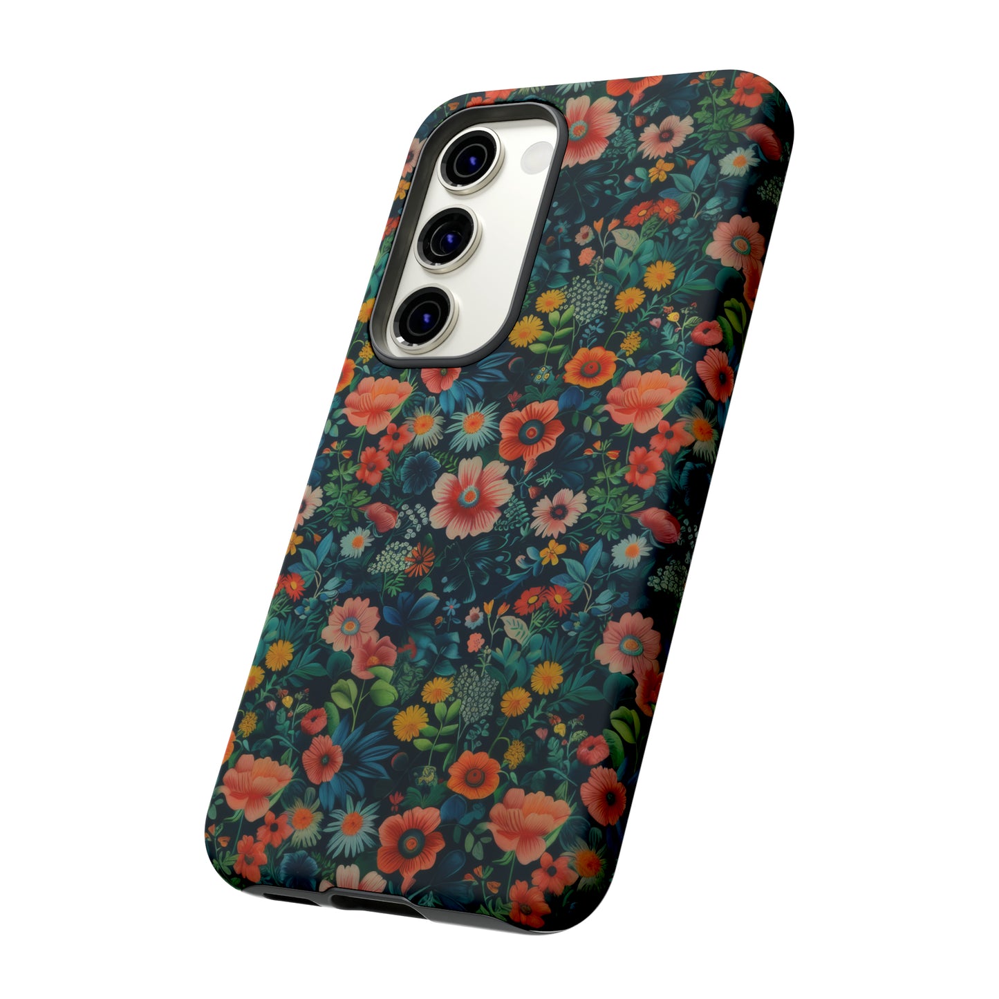 Custodia per iPhone Prato vibrante, esplosione floreale colorata, cover per telefono resistente ed elegante, custodie per telefono resistenti