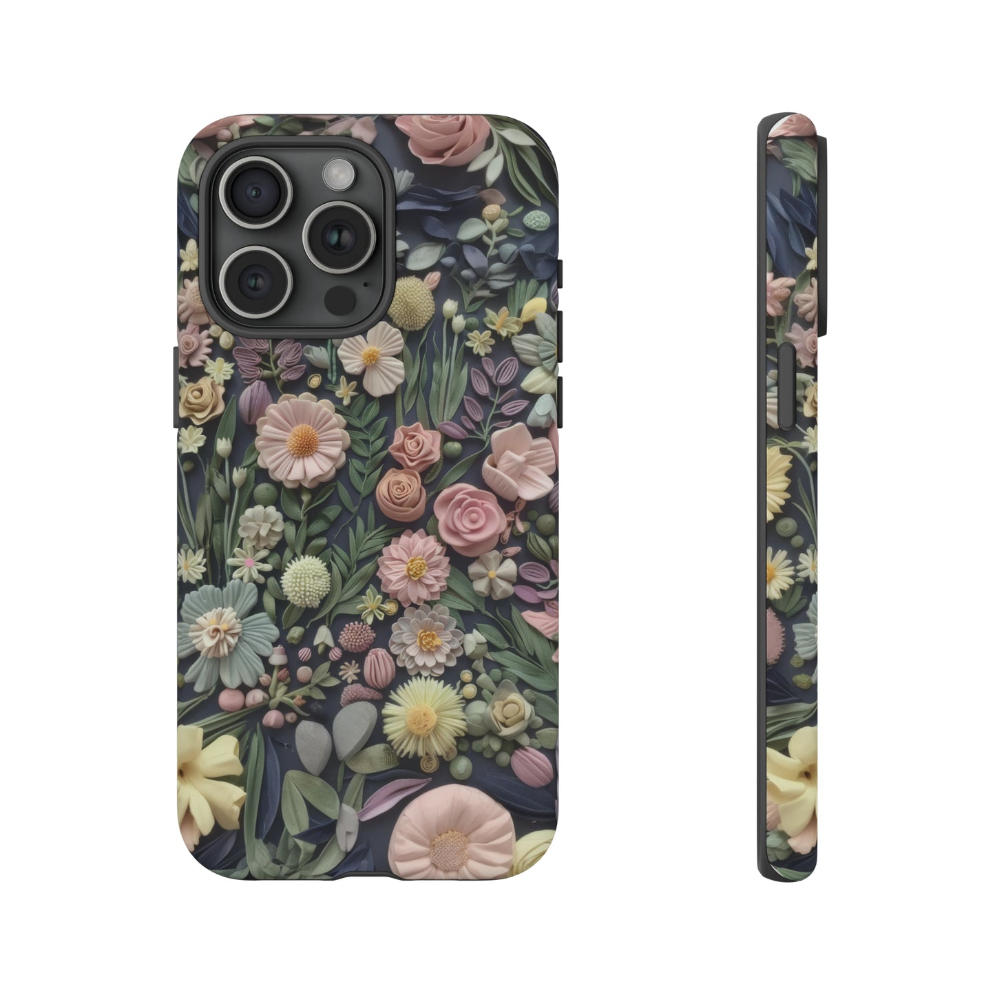 Custodia per iPhone Blossoming Abundance, design floreale vintage, cover per smartphone chic e protettiva, custodie per telefoni resistenti