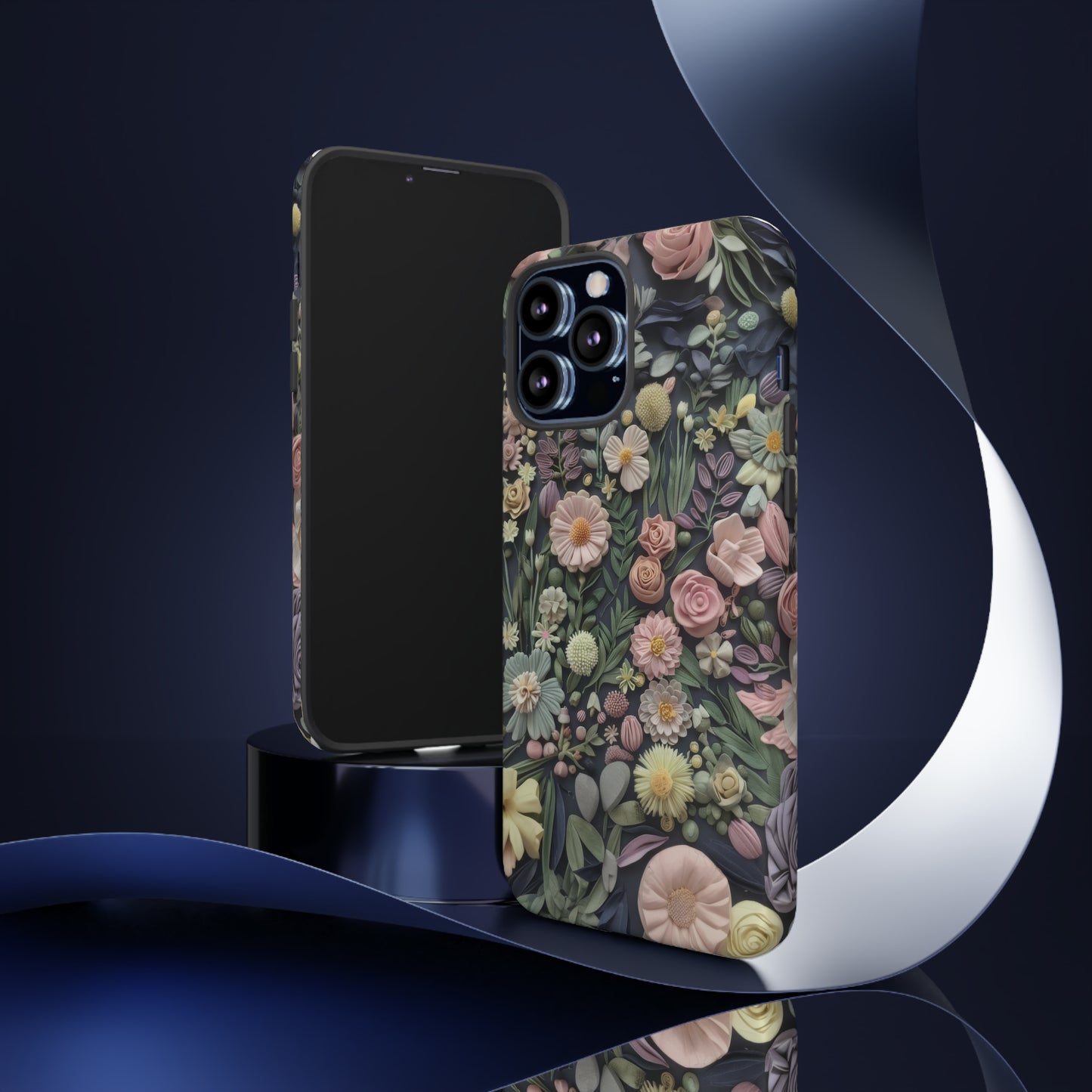 Custodia per iPhone Blossoming Abundance, design floreale vintage, cover per smartphone chic e protettiva, custodie per telefoni resistenti