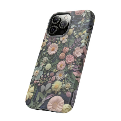 Custodia per iPhone Blossoming Abundance, design floreale vintage, cover per smartphone chic e protettiva, custodie per telefoni resistenti