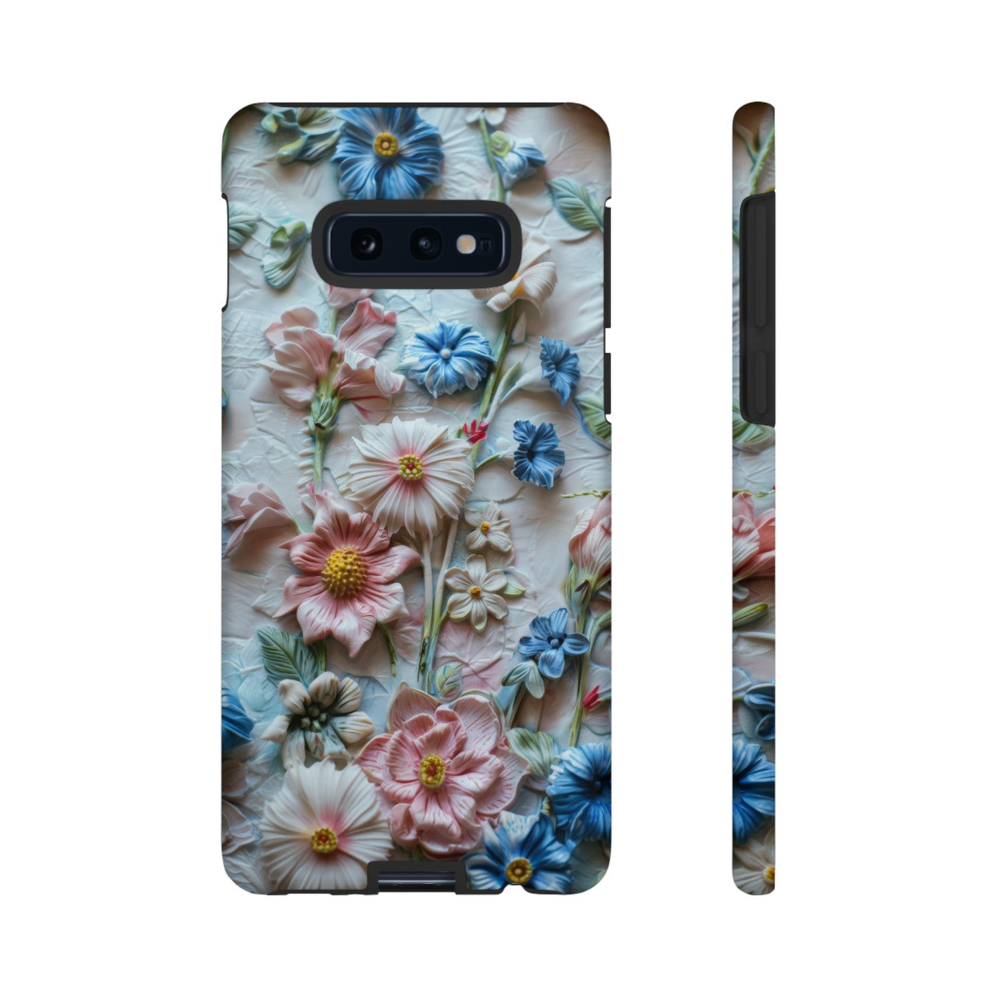 Florale Handyhülle, 3D Blumentextur Handyhülle, Schützendes &amp; stylisches Smartphone Accessoire, Robuste Handyhüllen 