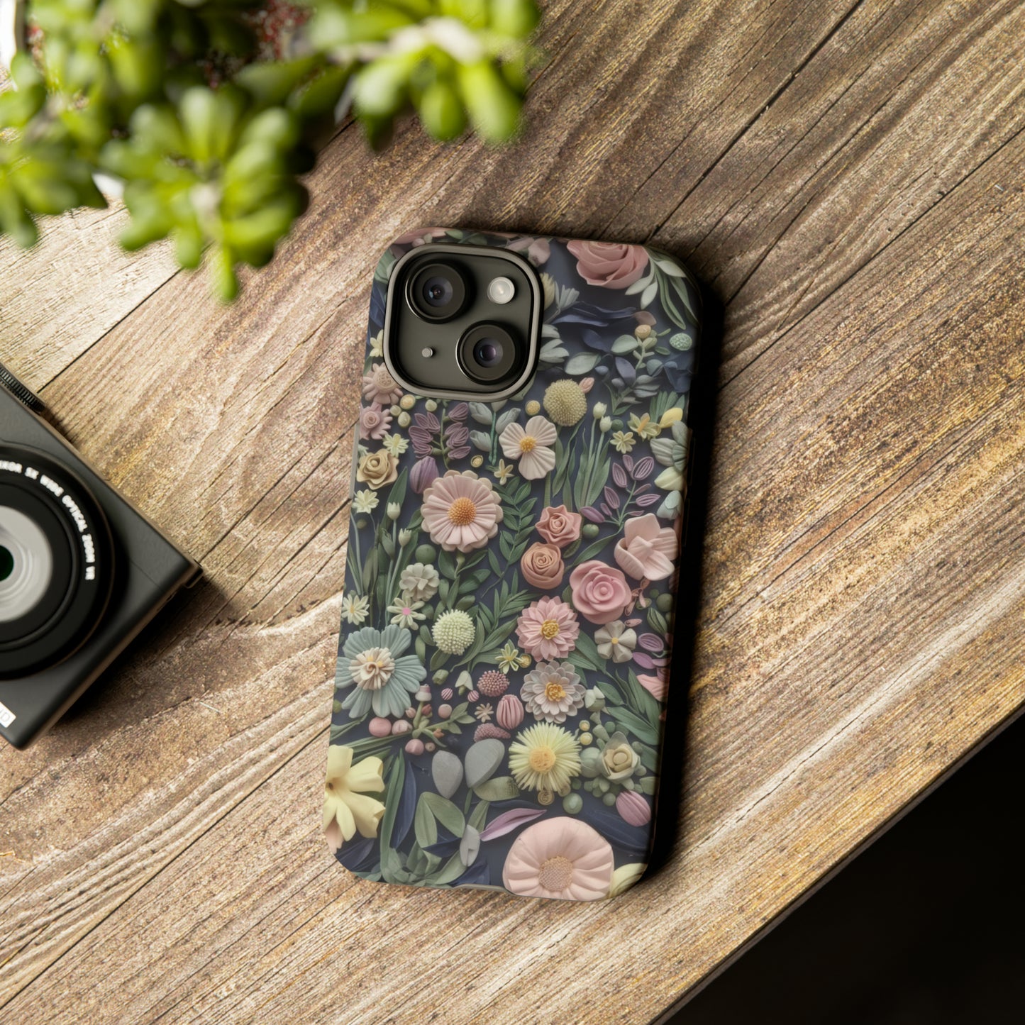 Custodia per iPhone Blossoming Abundance, design floreale vintage, cover per smartphone chic e protettiva, custodie per telefoni resistenti