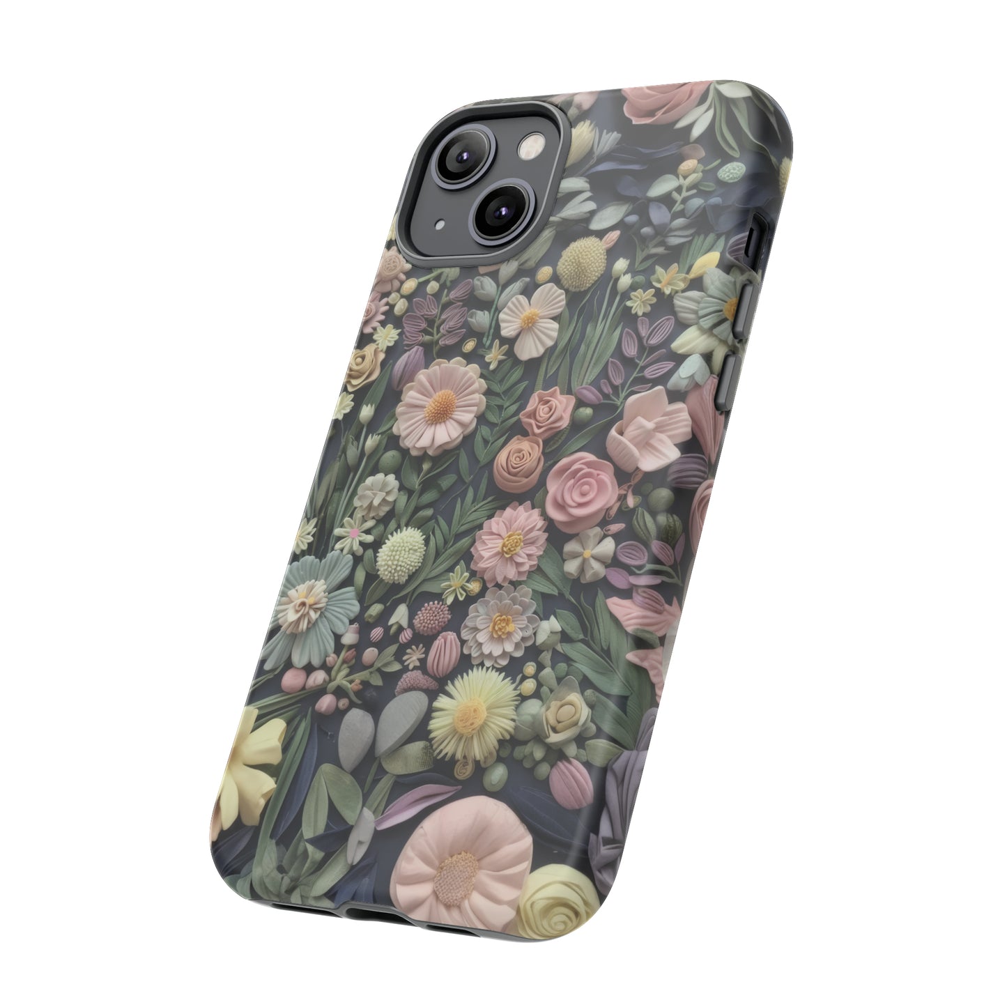 Custodia per iPhone Blossoming Abundance, design floreale vintage, cover per smartphone chic e protettiva, custodie per telefoni resistenti