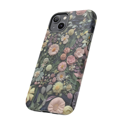 Custodia per iPhone Blossoming Abundance, design floreale vintage, cover per smartphone chic e protettiva, custodie per telefoni resistenti