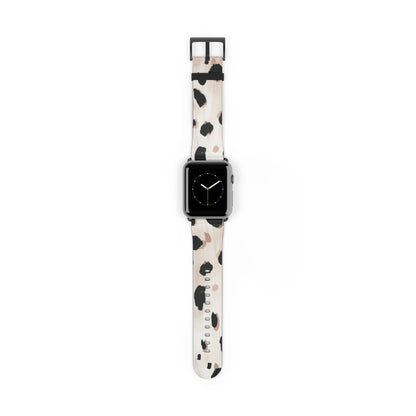 Trendy Animal Print Apple Watch Band, Chic Leopard Print Accessory, Fashion-Forward Watch Band, Unique Gift Idea. Apple Watch Band Apple Watch Straps For Series 4 5 6 7 8 9 ULTRA SE 38/40/41mm & 42/44/45mm Vegan Faux Leather Band