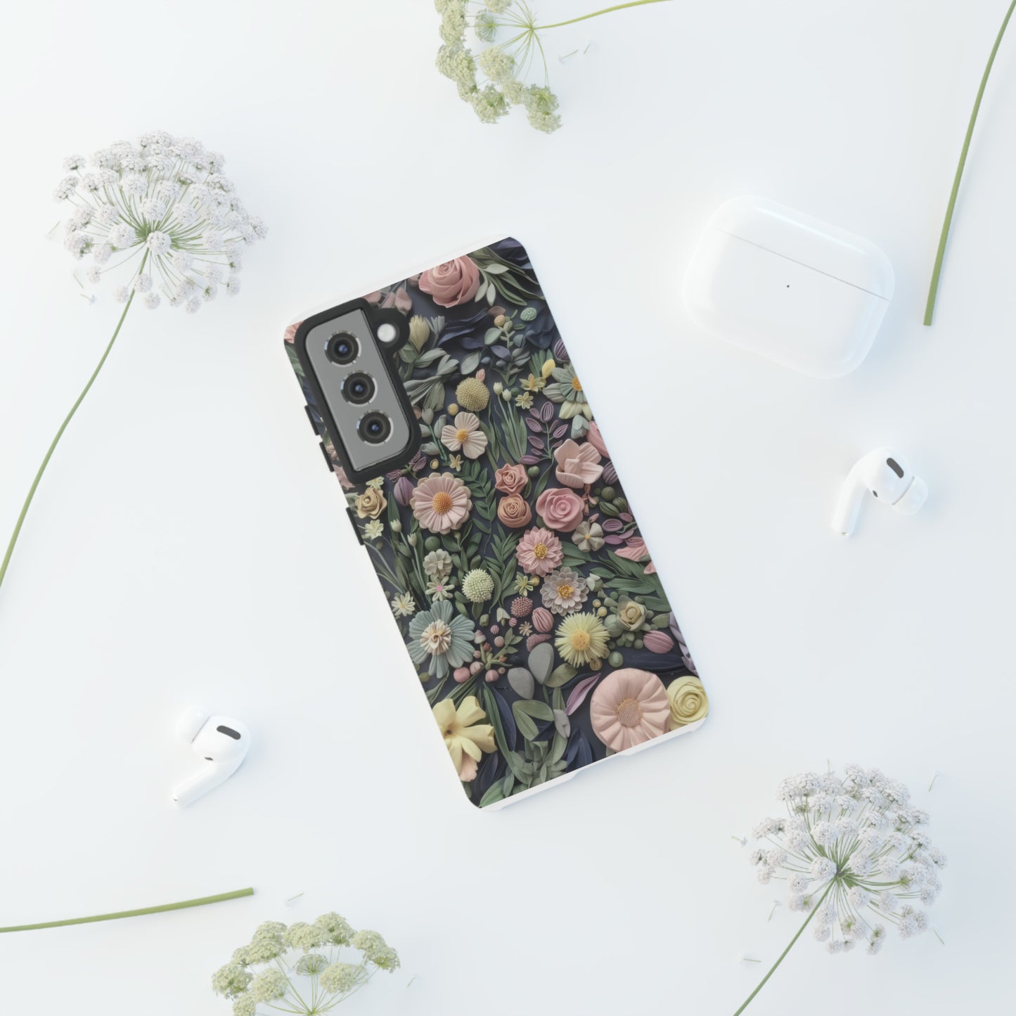 Custodia per iPhone Blossoming Abundance, design floreale vintage, cover per smartphone chic e protettiva, custodie per telefoni resistenti