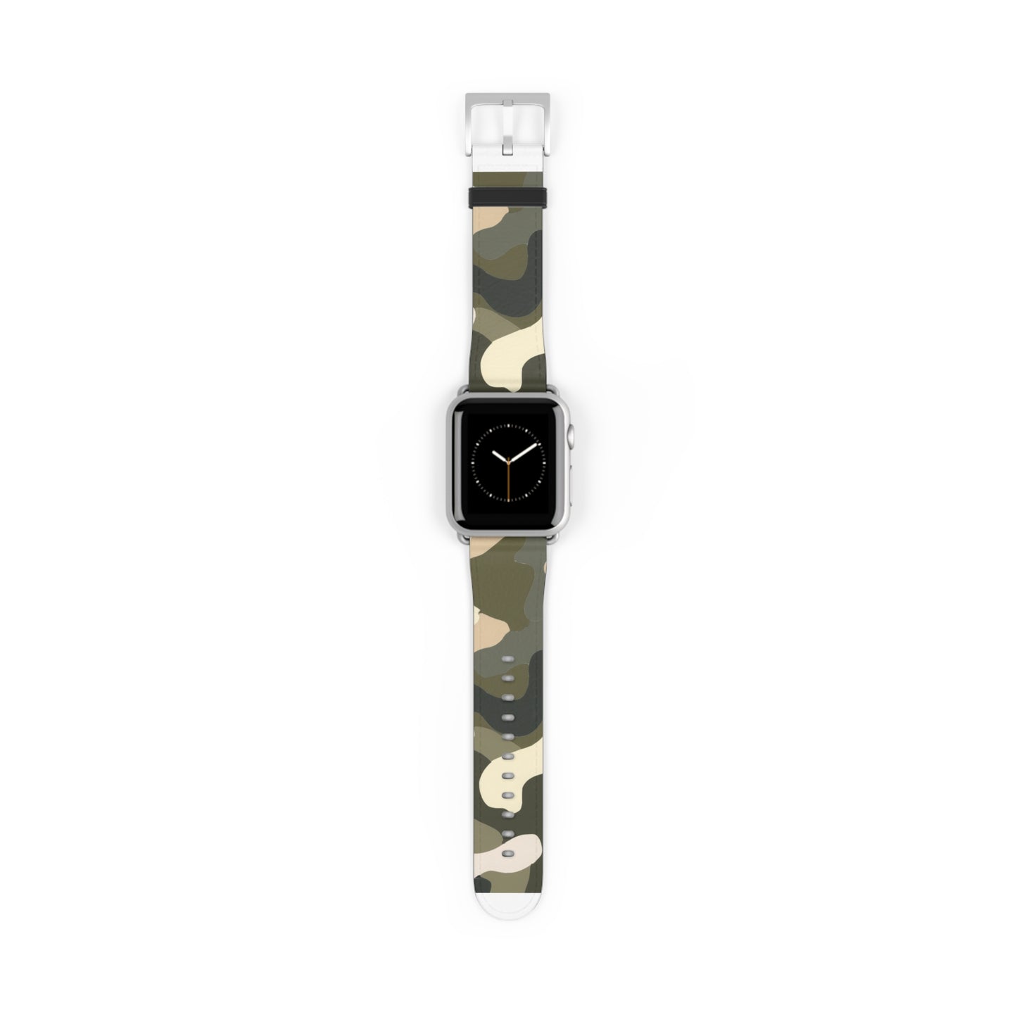 Tactical Camo Apple Watch Band | Military-Style Camouflage Strap | Rugged Outdoor Smartwatch Accessory | Adventure Seeker Wristwear. Apple Watch Band Apple Watch Straps For Series 4 5 6 7 8 9 ULTRA SE 38/40/41mm & 42/44/45mm Vegan Faux Leather Band