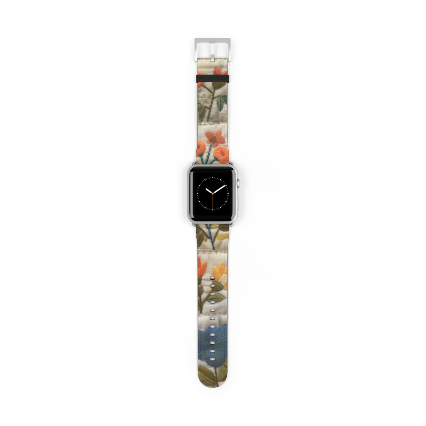 Cozy Autumn Vibes Knitted Pattern Apple Watch Band, Warm Tones & Textured Design Smartwatch Strap. Apple Watch Band Apple Watch Straps For Series 4 5 6 7 8 9 ULTRA SE 38/40/41mm & 42/44/45mm Vegan Faux Leather Band