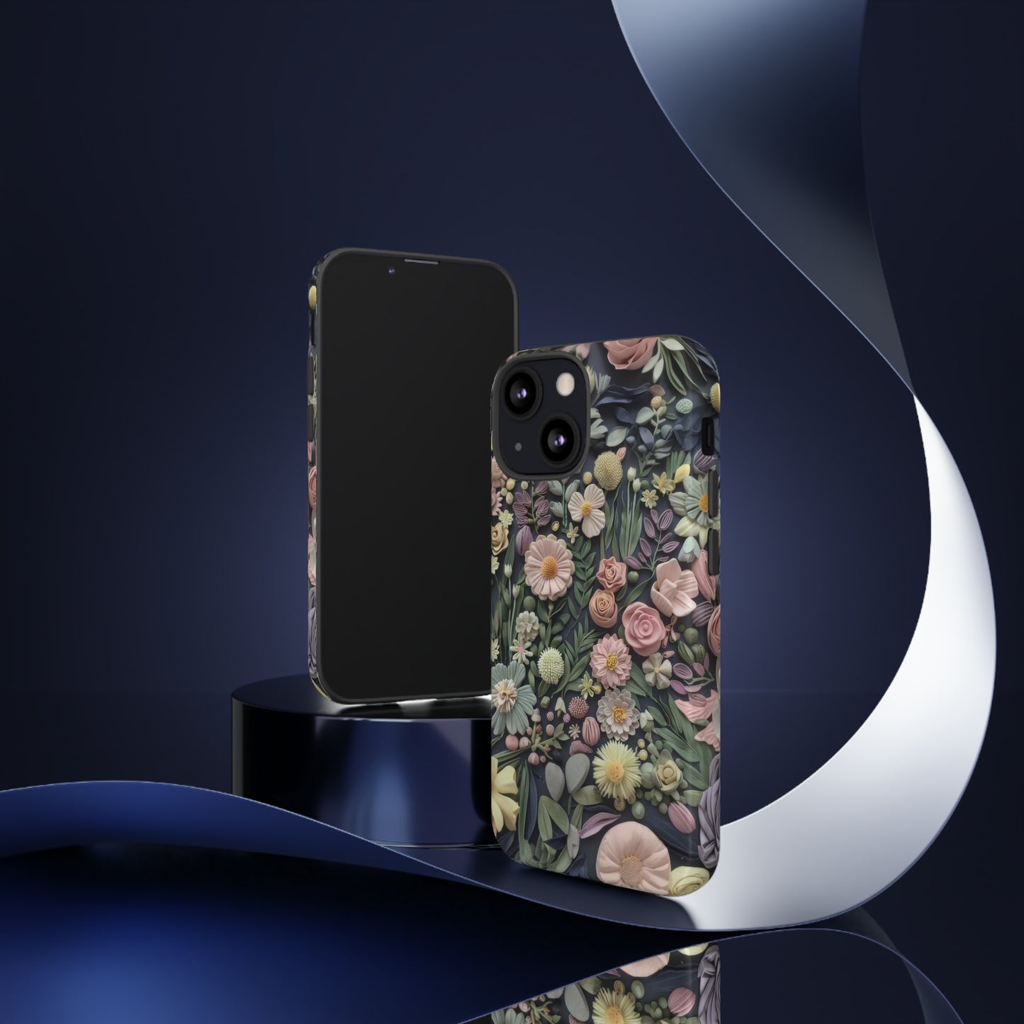 Custodia per iPhone Blossoming Abundance, design floreale vintage, cover per smartphone chic e protettiva, custodie per telefoni resistenti