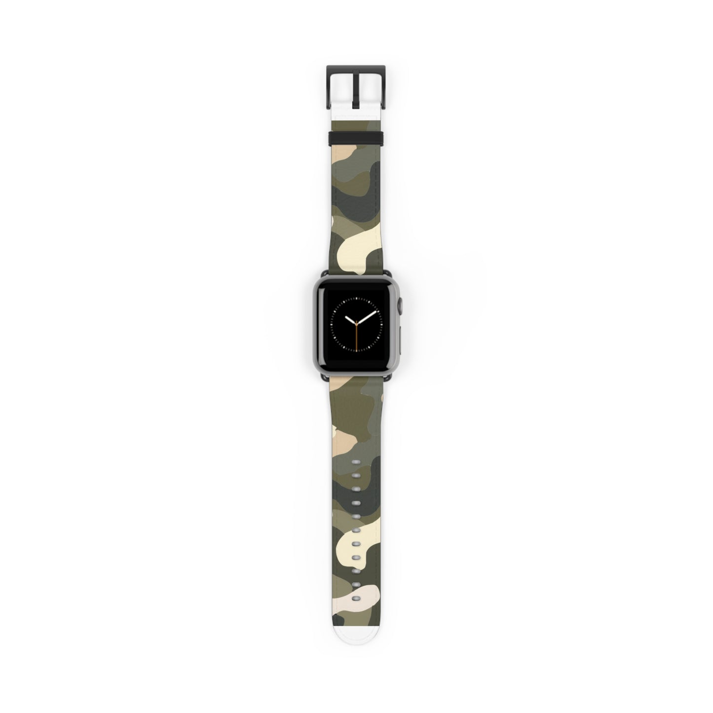 Tactical Camo Apple Watch Band | Military-Style Camouflage Strap | Rugged Outdoor Smartwatch Accessory | Adventure Seeker Wristwear. Apple Watch Band Apple Watch Straps For Series 4 5 6 7 8 9 ULTRA SE 38/40/41mm & 42/44/45mm Vegan Faux Leather Band