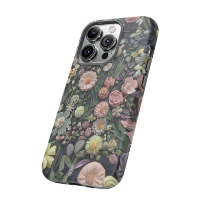 Custodia per iPhone Blossoming Abundance, design floreale vintage, cover per smartphone chic e protettiva, custodie per telefoni resistenti