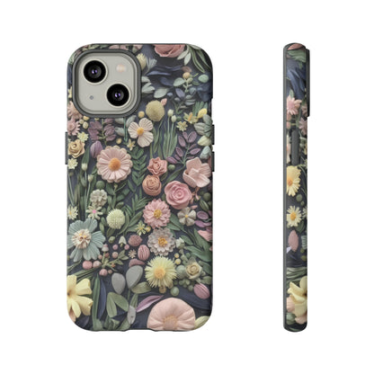 Custodia per iPhone Blossoming Abundance, design floreale vintage, cover per smartphone chic e protettiva, custodie per telefoni resistenti