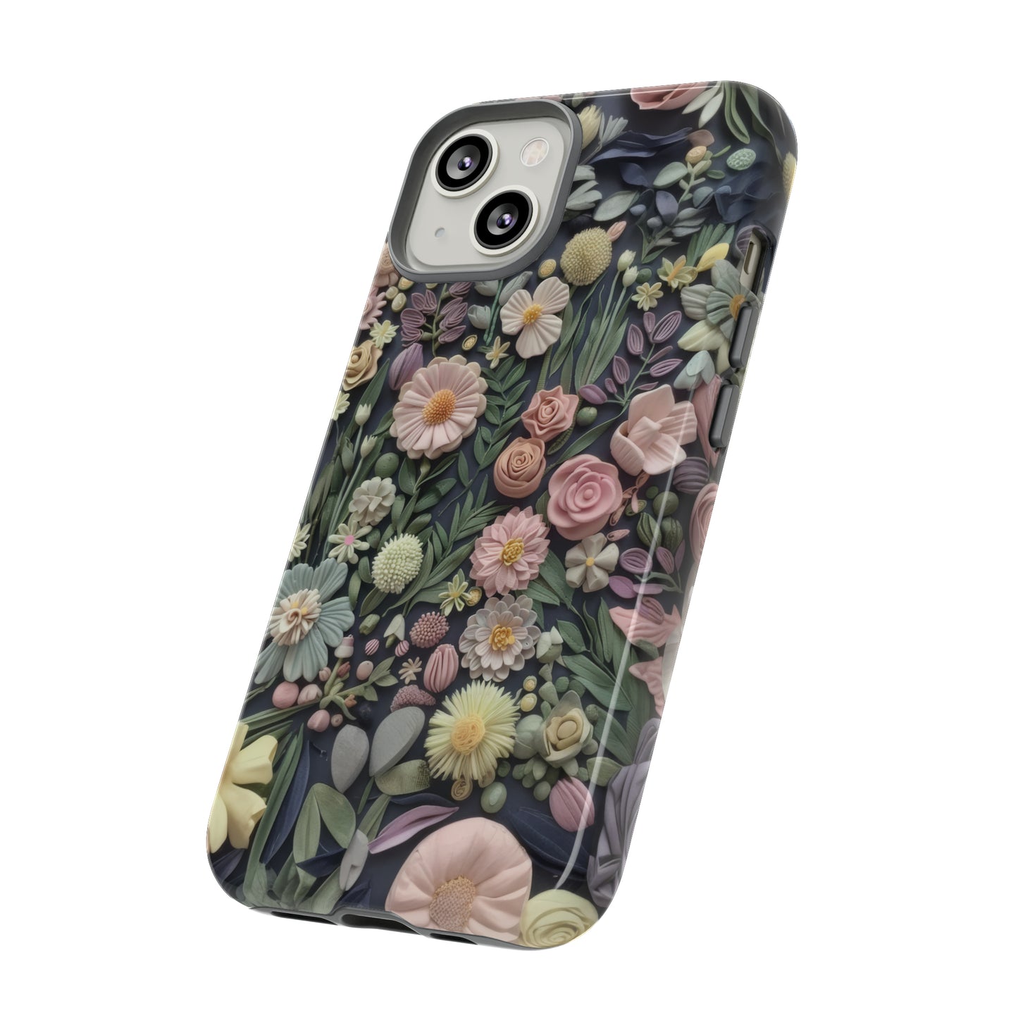 Custodia per iPhone Blossoming Abundance, design floreale vintage, cover per smartphone chic e protettiva, custodie per telefoni resistenti