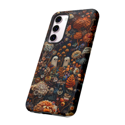 Zauberhafte Wald iPhone Hülle, Mystisches Pilz &amp; Laub Design, Zauberhafte Schutzhülle, Robuste Handyhüllen