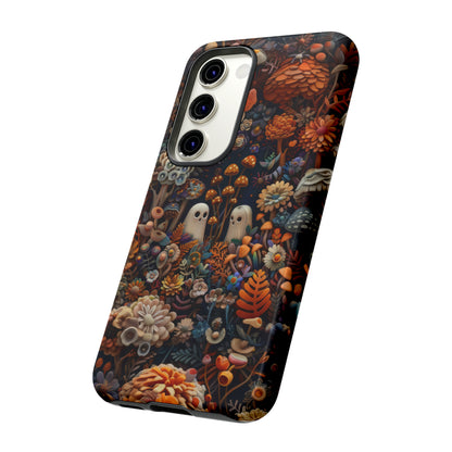 Zauberhafte Wald iPhone Hülle, Mystisches Pilz &amp; Laub Design, Zauberhafte Schutzhülle, Robuste Handyhüllen