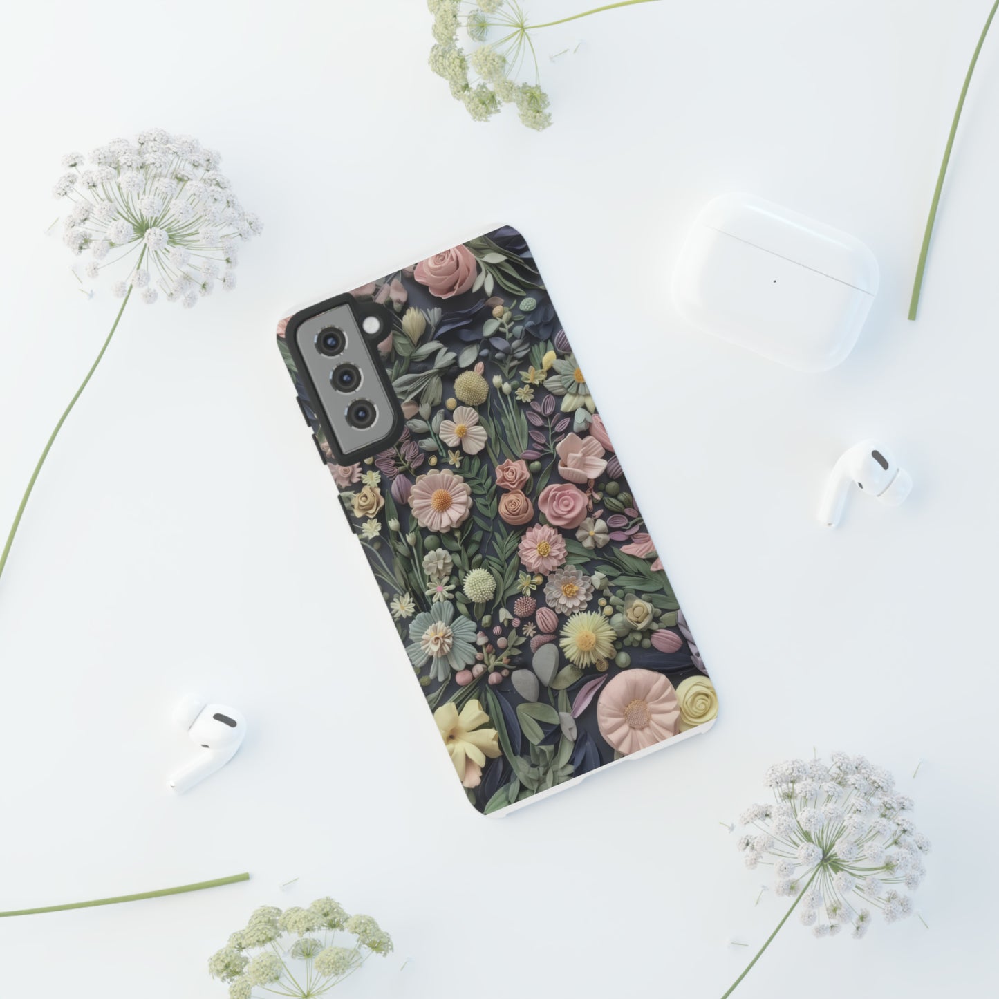 Custodia per iPhone Blossoming Abundance, design floreale vintage, cover per smartphone chic e protettiva, custodie per telefoni resistenti