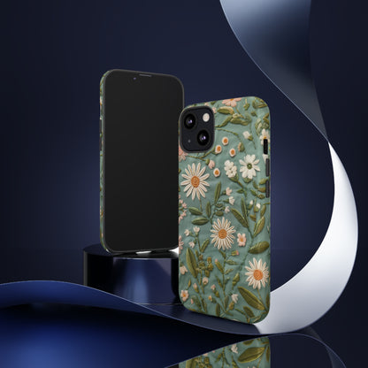 Custodia per telefono Serene Daisy Garden, cover dal design floreale Spring Bloom per smartphone, custodie per telefoni resistenti 