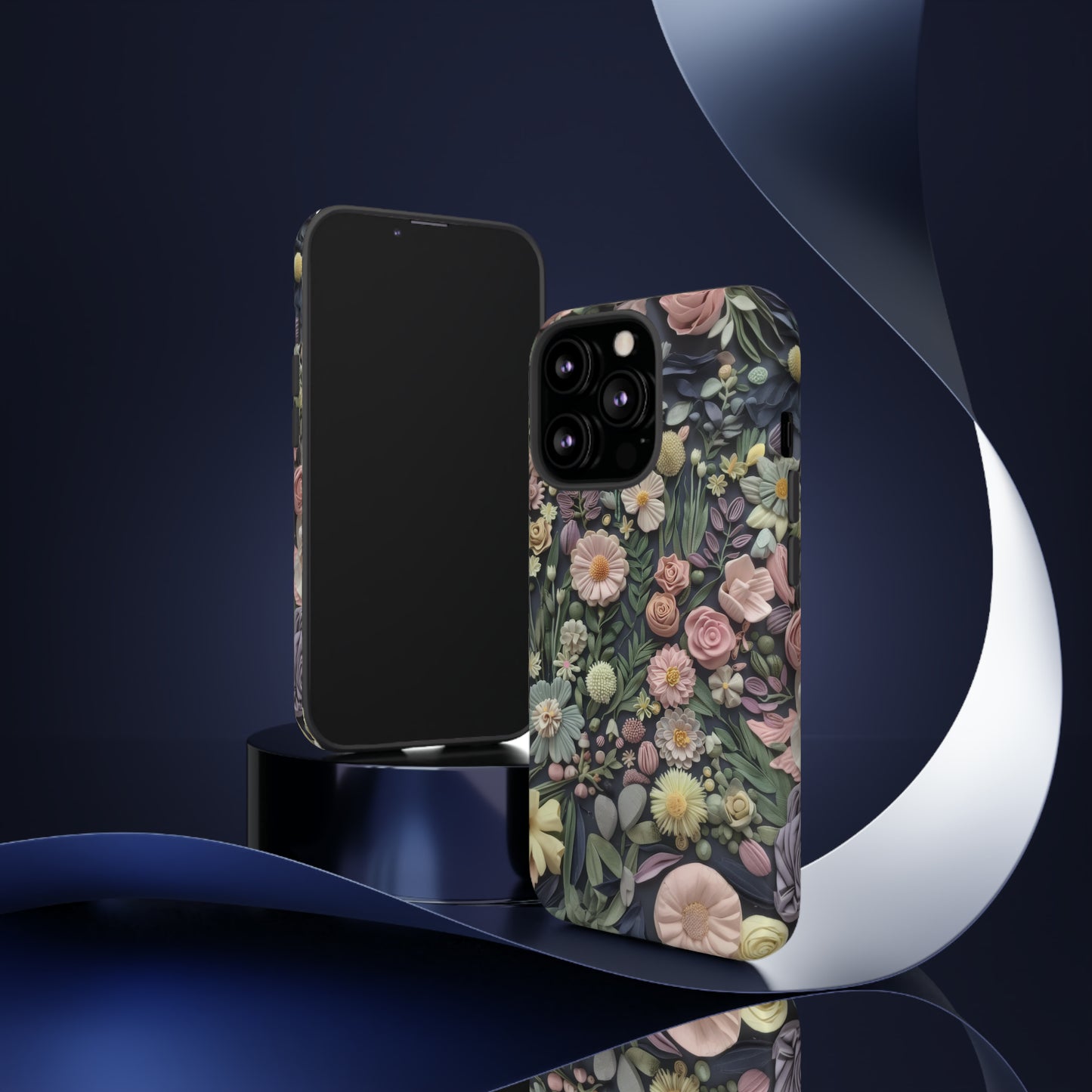 Custodia per iPhone Blossoming Abundance, design floreale vintage, cover per smartphone chic e protettiva, custodie per telefoni resistenti