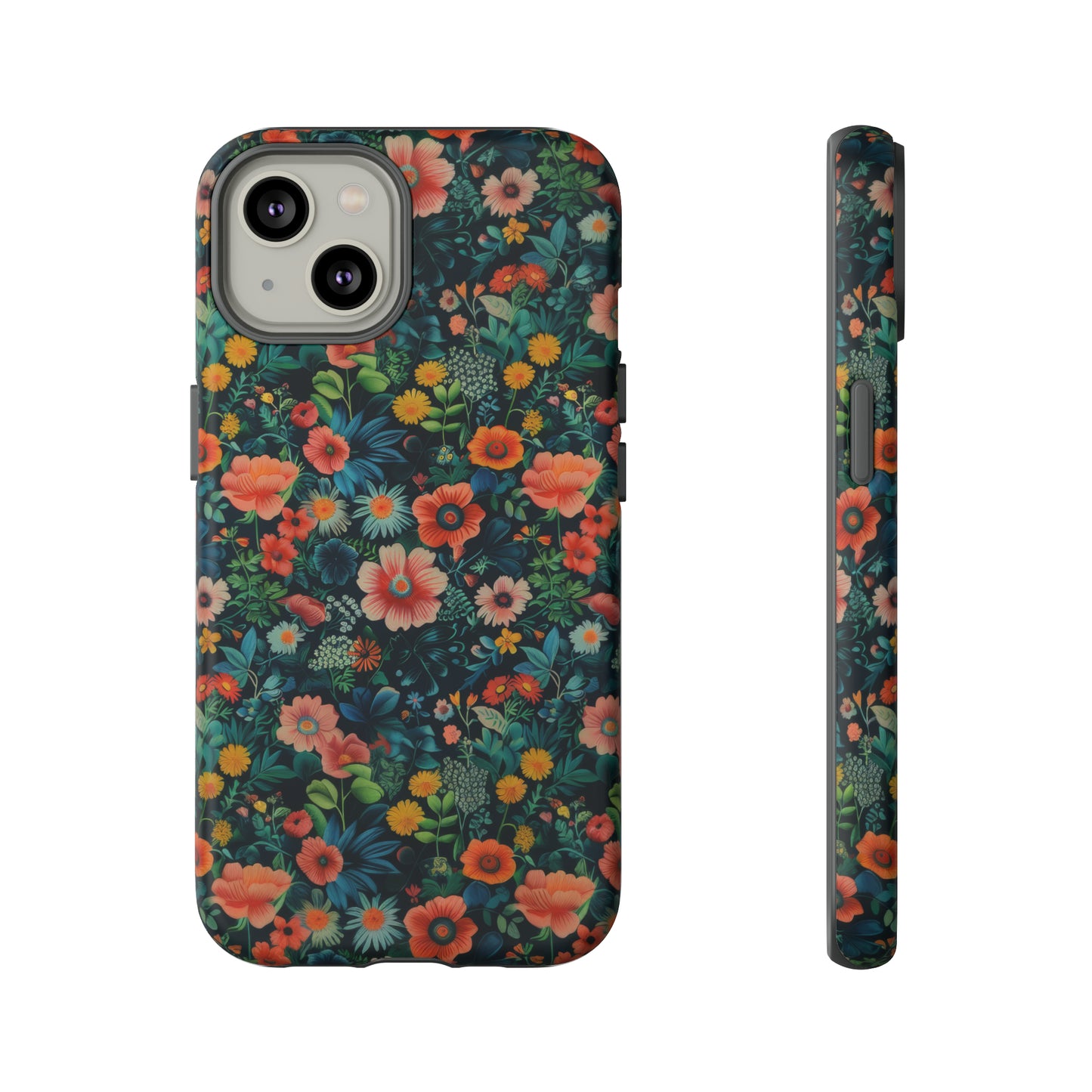 Custodia per iPhone Prato vibrante, esplosione floreale colorata, cover per telefono resistente ed elegante, custodie per telefono resistenti