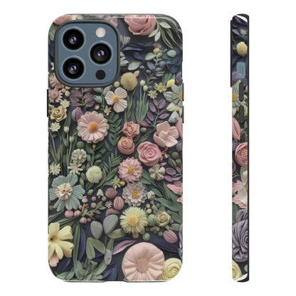 Custodia per iPhone Blossoming Abundance, design floreale vintage, cover per smartphone chic e protettiva, custodie per telefoni resistenti