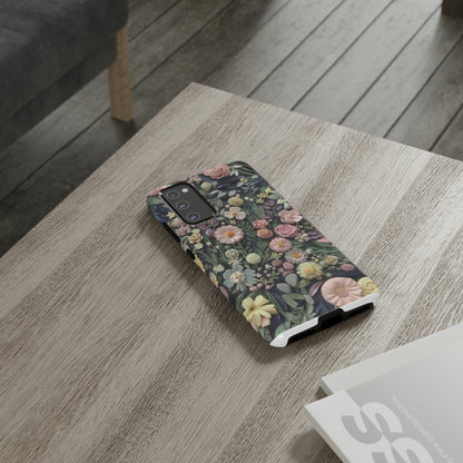 Custodia per iPhone Blossoming Abundance, design floreale vintage, cover per smartphone chic e protettiva, custodie per telefoni resistenti