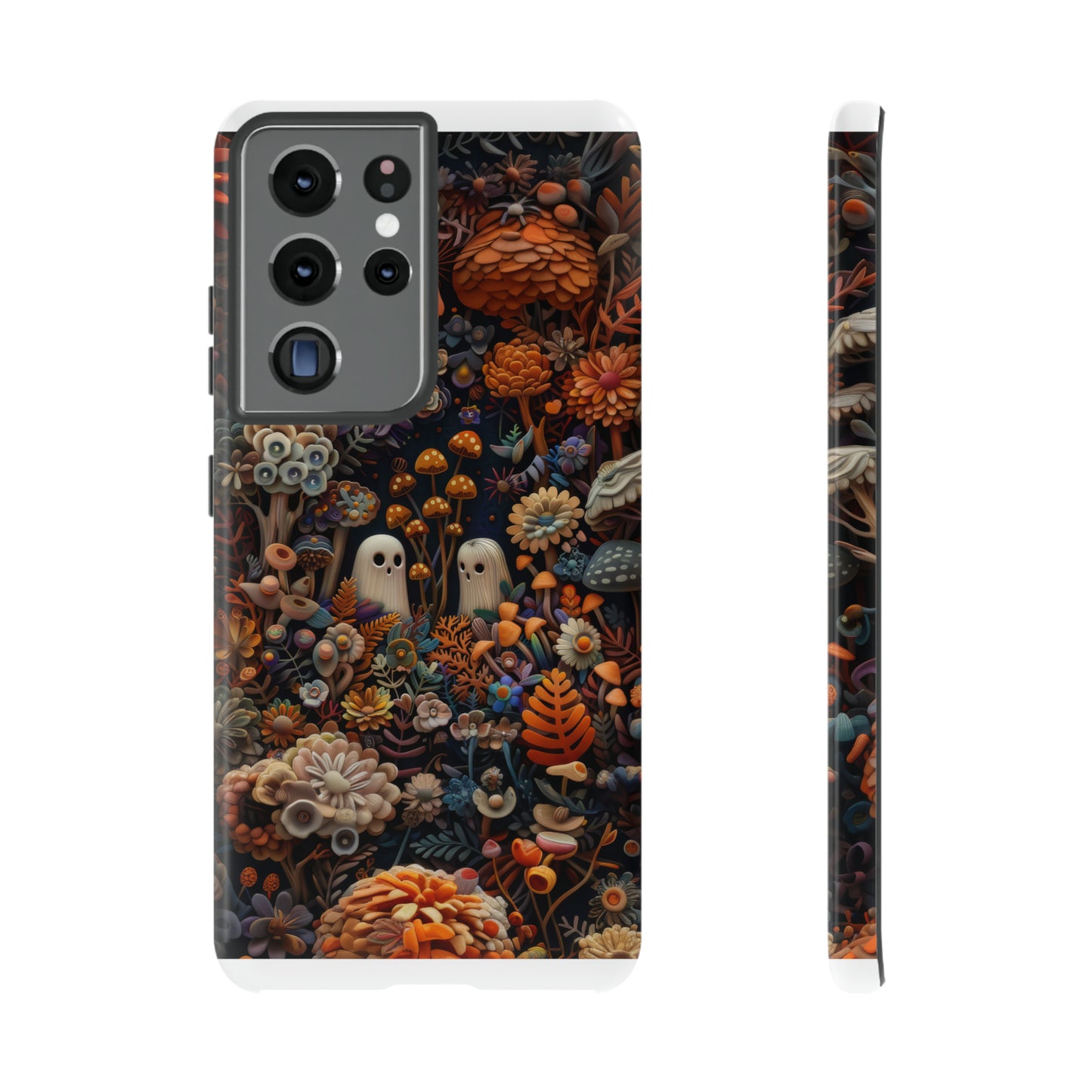 Zauberhafte Wald iPhone Hülle, Mystisches Pilz &amp; Laub Design, Zauberhafte Schutzhülle, Robuste Handyhüllen