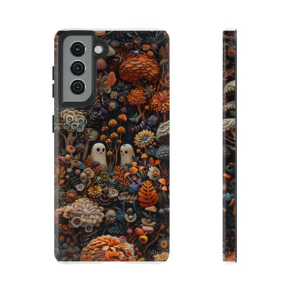 Zauberhafte Wald iPhone Hülle, Mystisches Pilz &amp; Laub Design, Zauberhafte Schutzhülle, Robuste Handyhüllen