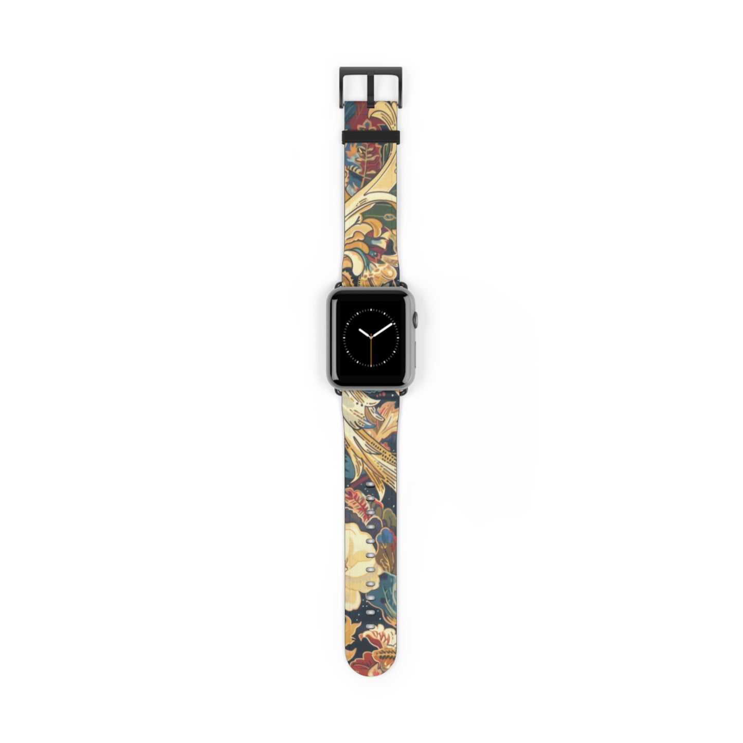 Renaissance Revival Apple Watch Strap, Luxurious Tapestry Style Band, Classic Artwork Accessory for the Fashion Connoisseur. Apple Watch Band Apple Watch Straps For Series 4 5 6 7 8 9 ULTRA SE 38/40/41mm & 42/44/45mm Vegan Faux Leather Band