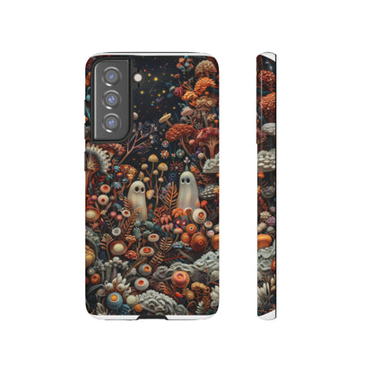 Cosmic Fantasy iPhone Hülle, Pilz-Design mit Weltraum-Motiv, Schutzhülle mit galaktischem Charme, Robuste Handyhüllen