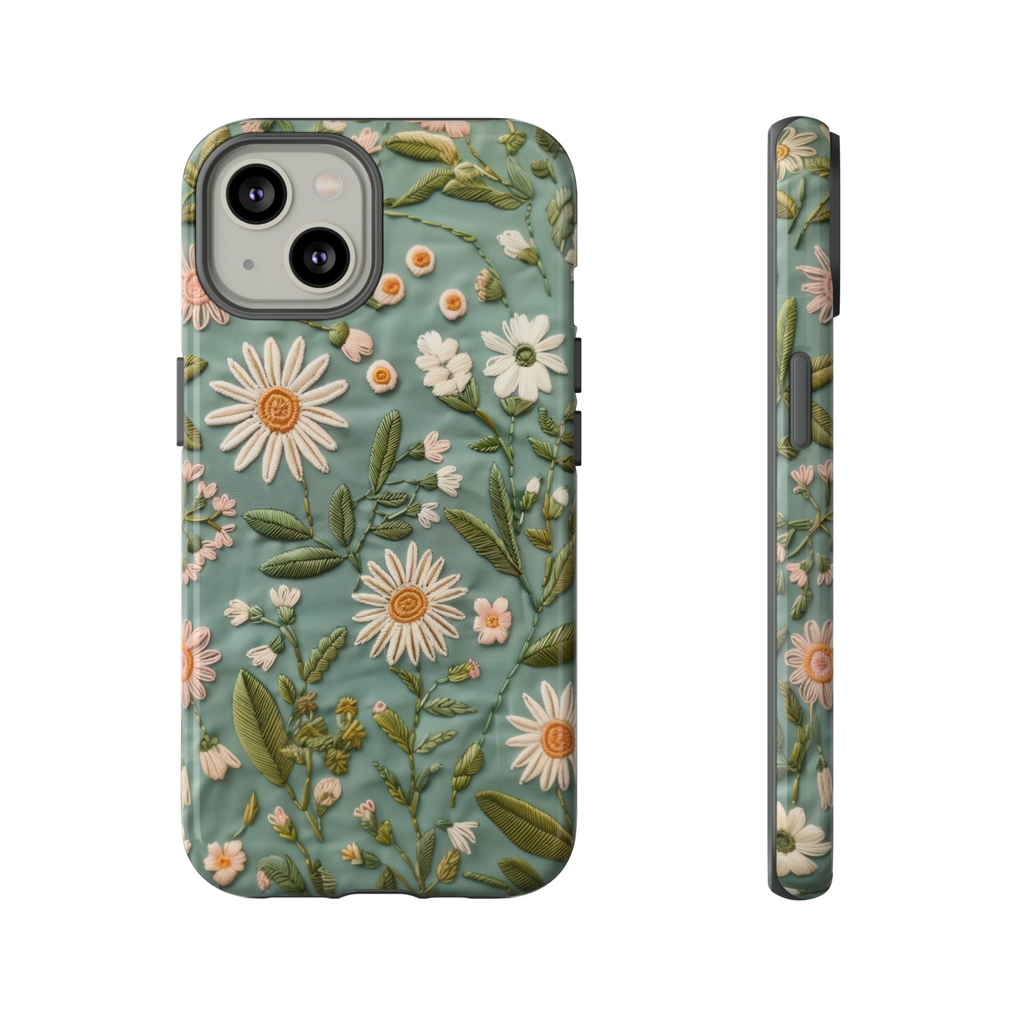 Custodia per telefono Serene Daisy Garden, cover dal design floreale Spring Bloom per smartphone, custodie per telefoni resistenti 