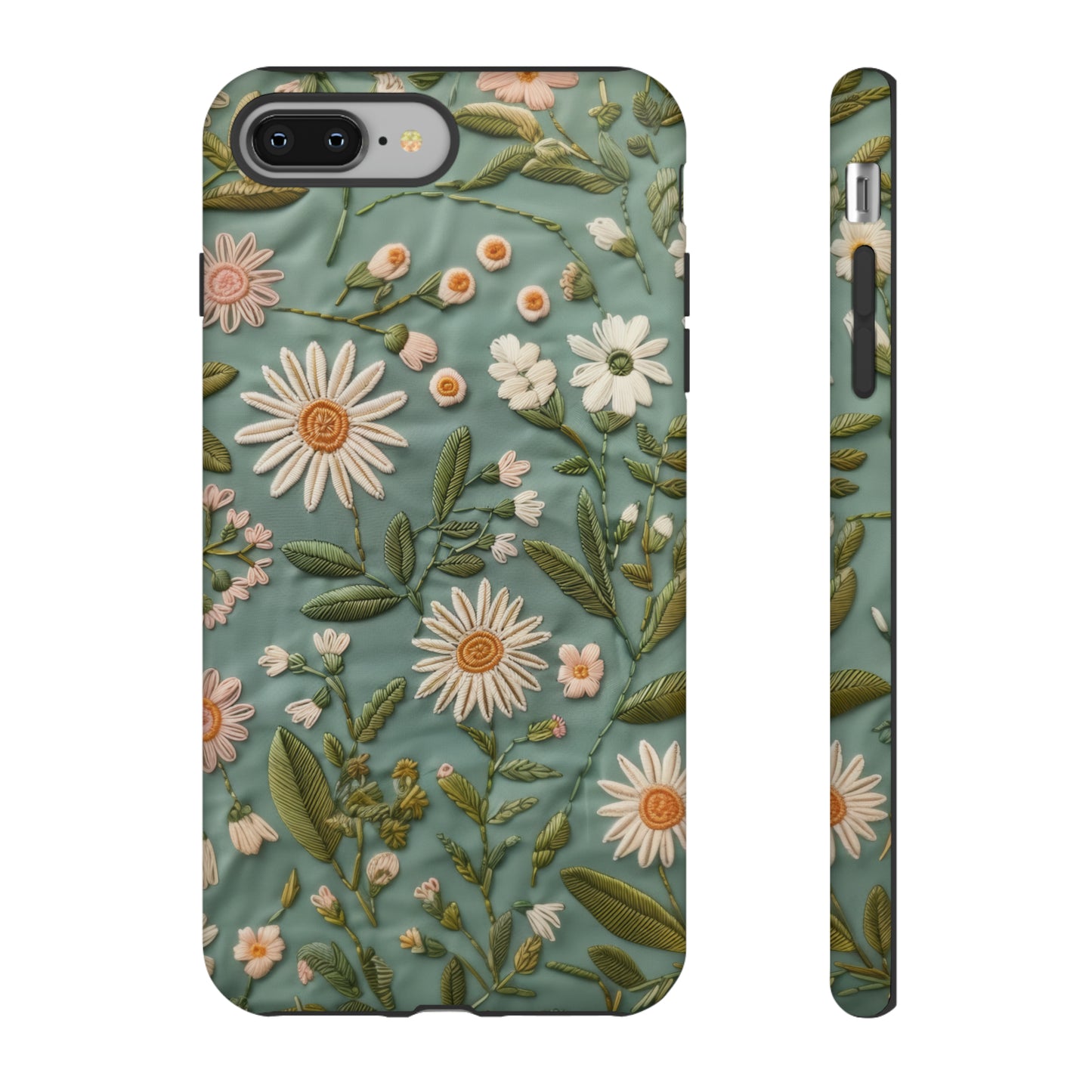 Custodia per telefono Serene Daisy Garden, cover dal design floreale Spring Bloom per smartphone, custodie per telefoni resistenti 