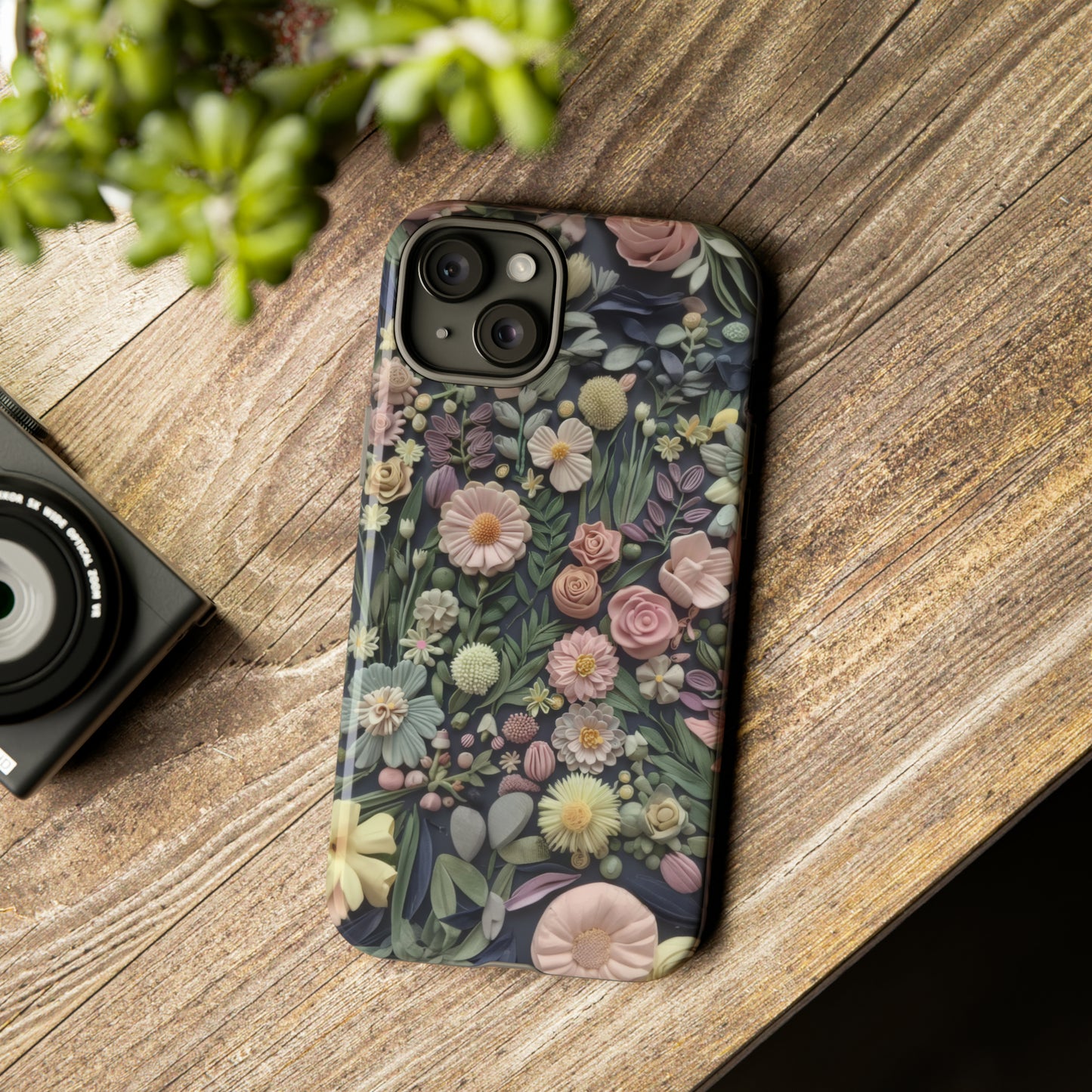 Custodia per iPhone Blossoming Abundance, design floreale vintage, cover per smartphone chic e protettiva, custodie per telefoni resistenti