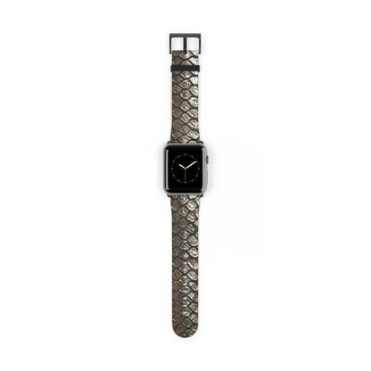 Luxurious Snakeskin Apple Watch Band, Chic Reptile Print Accessory, High-End Fashion Watch Band, Unique Style Gift. Apple Watch Band Apple Watch Straps For Series 4 5 6 7 8 9 ULTRA SE 38/40/41mm & 42/44/45mm Vegan Faux Leather Band