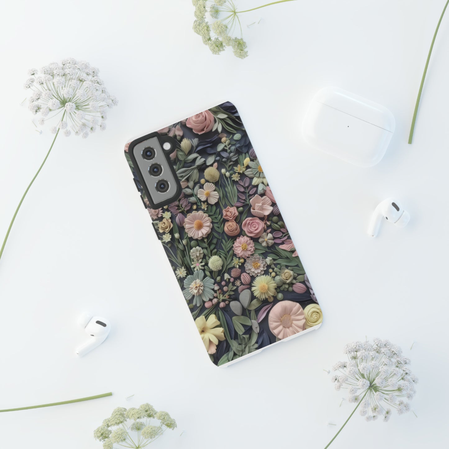 Custodia per iPhone Blossoming Abundance, design floreale vintage, cover per smartphone chic e protettiva, custodie per telefoni resistenti