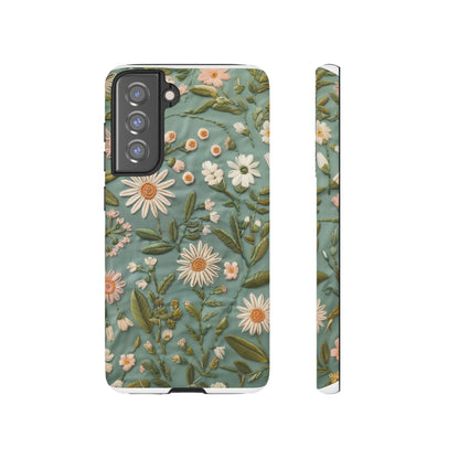 Custodia per telefono Serene Daisy Garden, cover dal design floreale Spring Bloom per smartphone, custodie per telefoni resistenti 