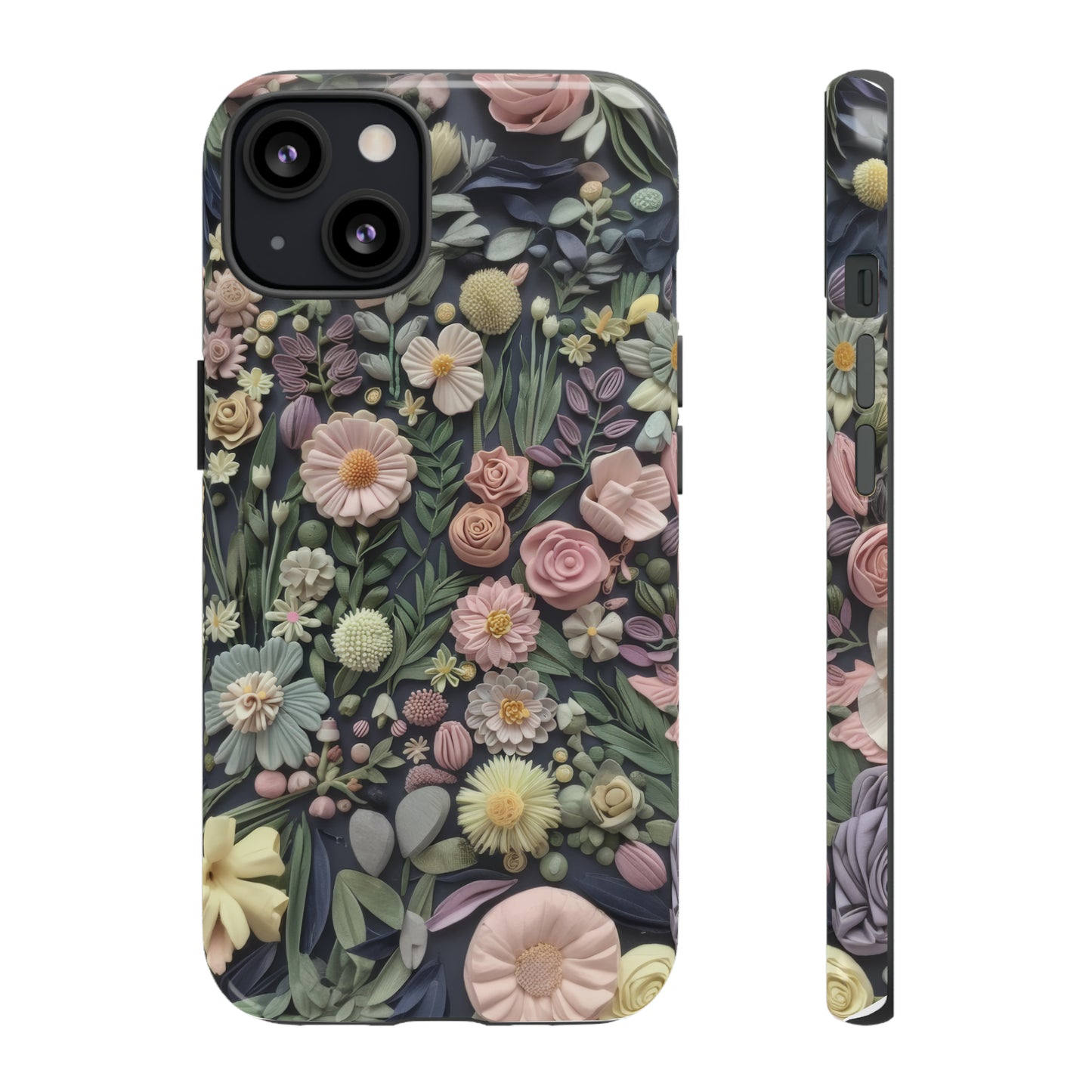 Custodia per iPhone Blossoming Abundance, design floreale vintage, cover per smartphone chic e protettiva, custodie per telefoni resistenti