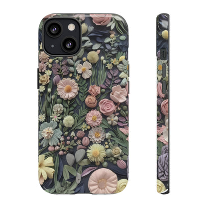 Custodia per iPhone Blossoming Abundance, design floreale vintage, cover per smartphone chic e protettiva, custodie per telefoni resistenti