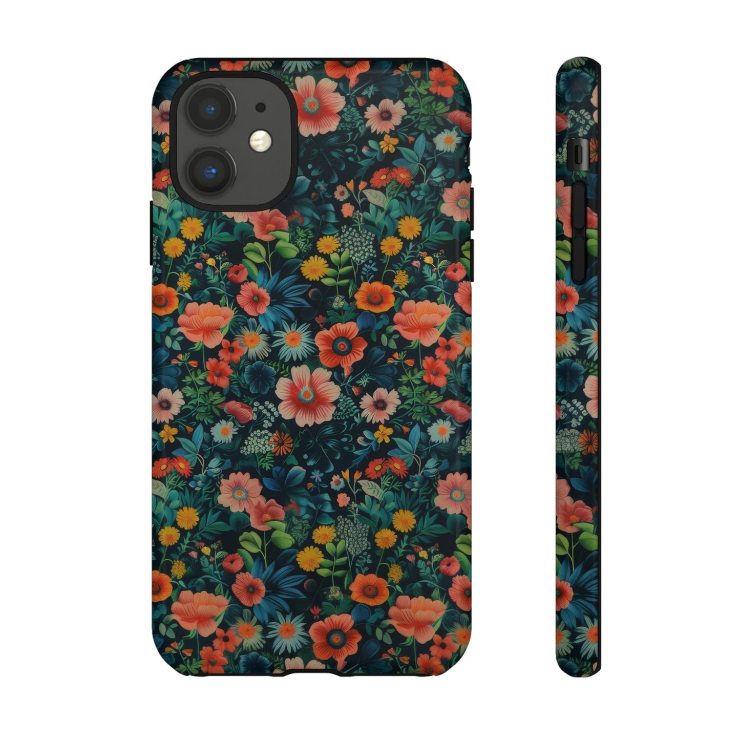 Custodia per iPhone Prato vibrante, esplosione floreale colorata, cover per telefono resistente ed elegante, custodie per telefono resistenti