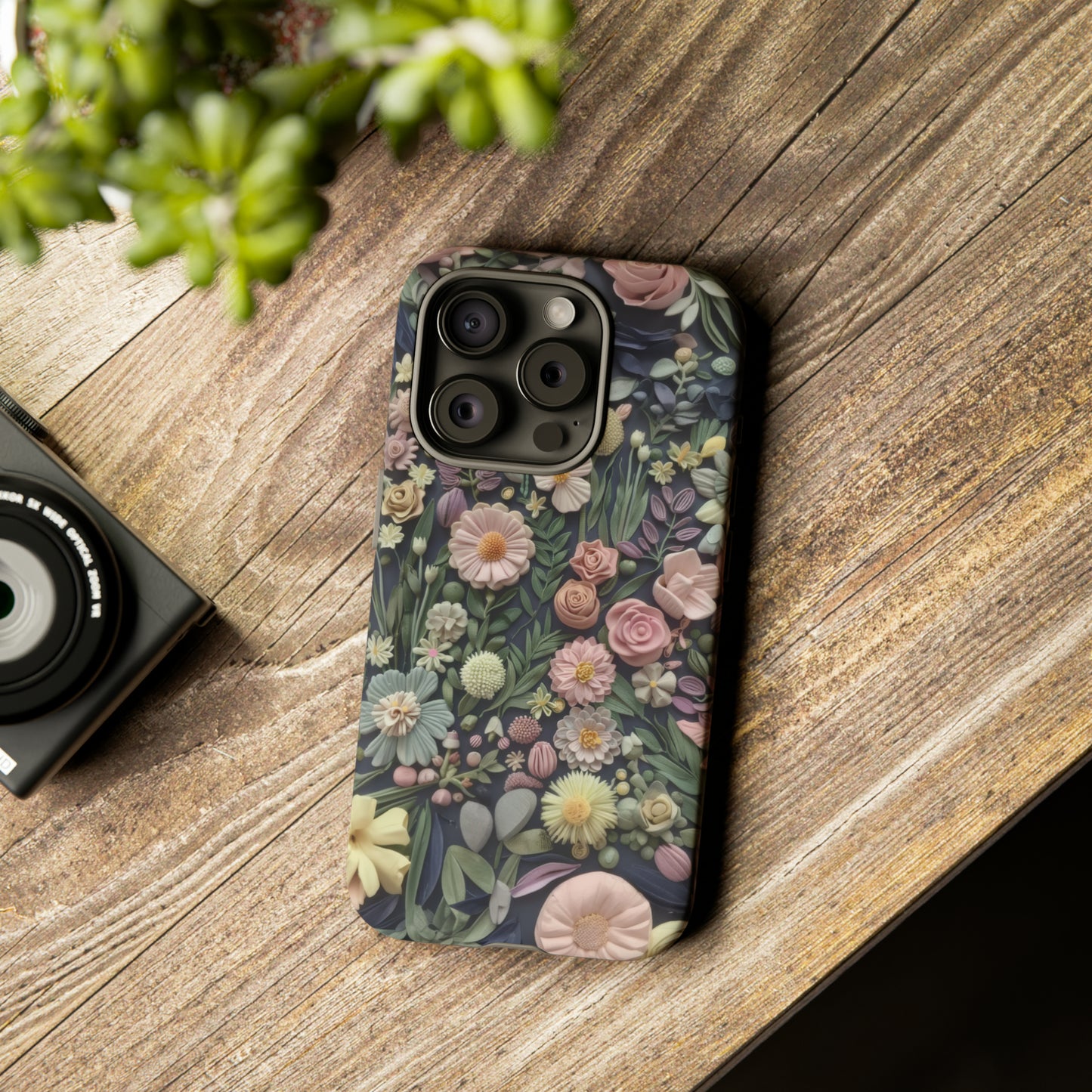 Custodia per iPhone Blossoming Abundance, design floreale vintage, cover per smartphone chic e protettiva, custodie per telefoni resistenti