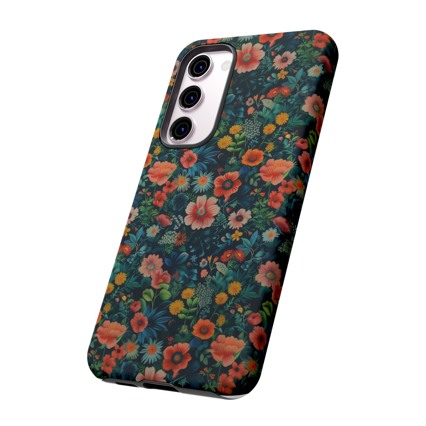 Custodia per iPhone Prato vibrante, esplosione floreale colorata, cover per telefono resistente ed elegante, custodie per telefono resistenti