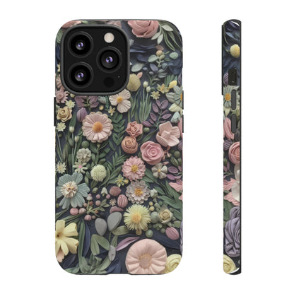 Custodia per iPhone Blossoming Abundance, design floreale vintage, cover per smartphone chic e protettiva, custodie per telefoni resistenti