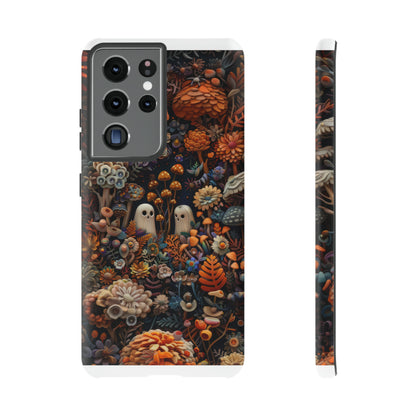 Zauberhafte Wald iPhone Hülle, Mystisches Pilz &amp; Laub Design, Zauberhafte Schutzhülle, Robuste Handyhüllen