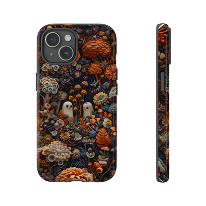 Zauberhafte Wald iPhone Hülle, Mystisches Pilz &amp; Laub Design, Zauberhafte Schutzhülle, Robuste Handyhüllen