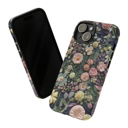 Custodia per iPhone Blossoming Abundance, design floreale vintage, cover per smartphone chic e protettiva, custodie per telefoni resistenti