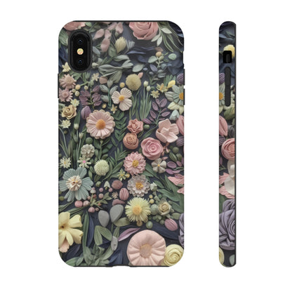 Custodia per iPhone Blossoming Abundance, design floreale vintage, cover per smartphone chic e protettiva, custodie per telefoni resistenti